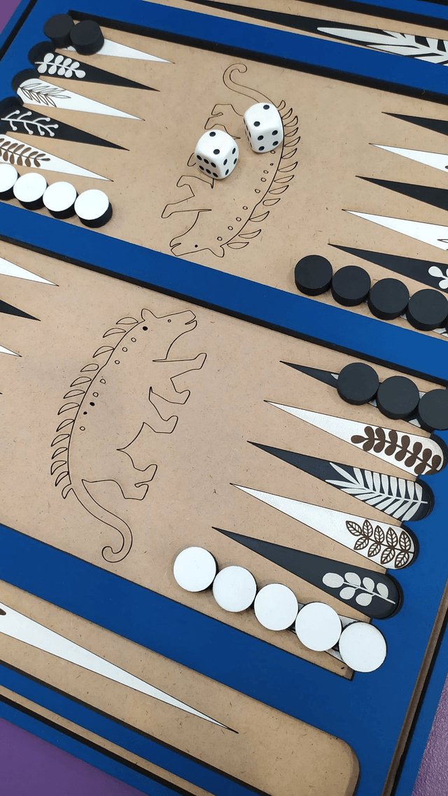 Jeu de Backgammon Safari