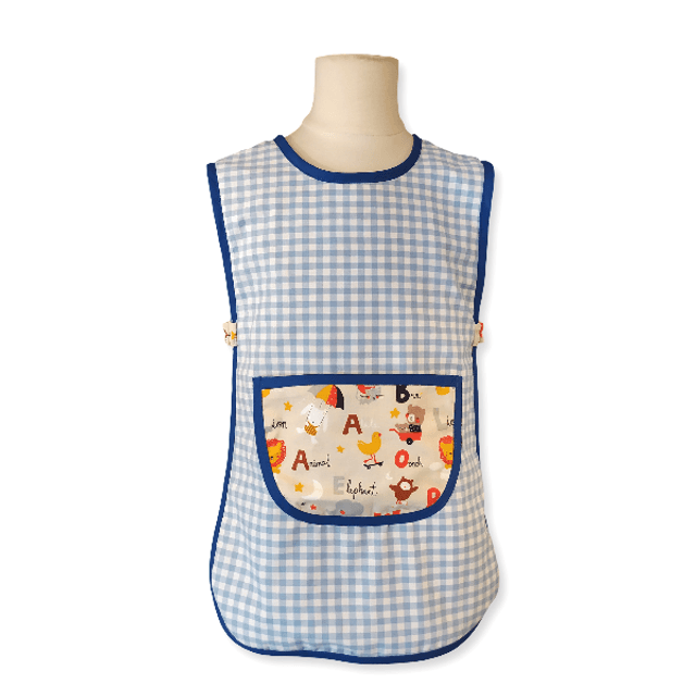 Tablier Vichy Bleu